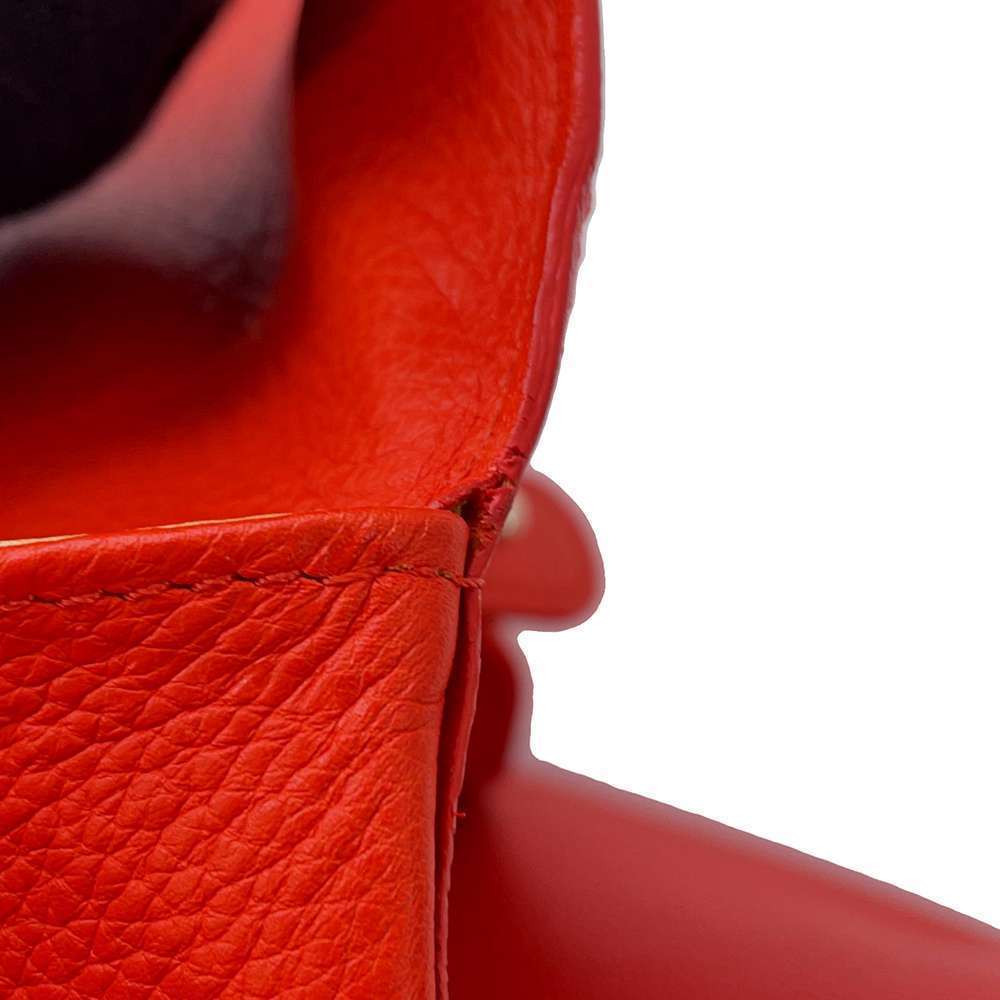 Delvaux Brillon GM 2way Shoulder Bag Red - Picture 12 of 16